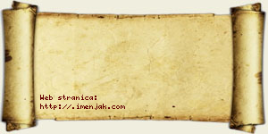 Olga Džamić vizit kartica